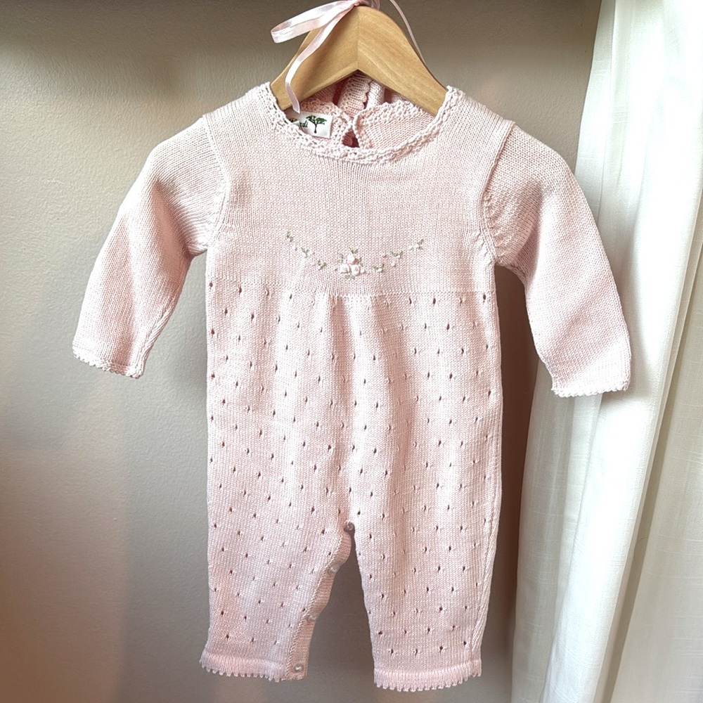 Piccoloni verdi onesie with hat